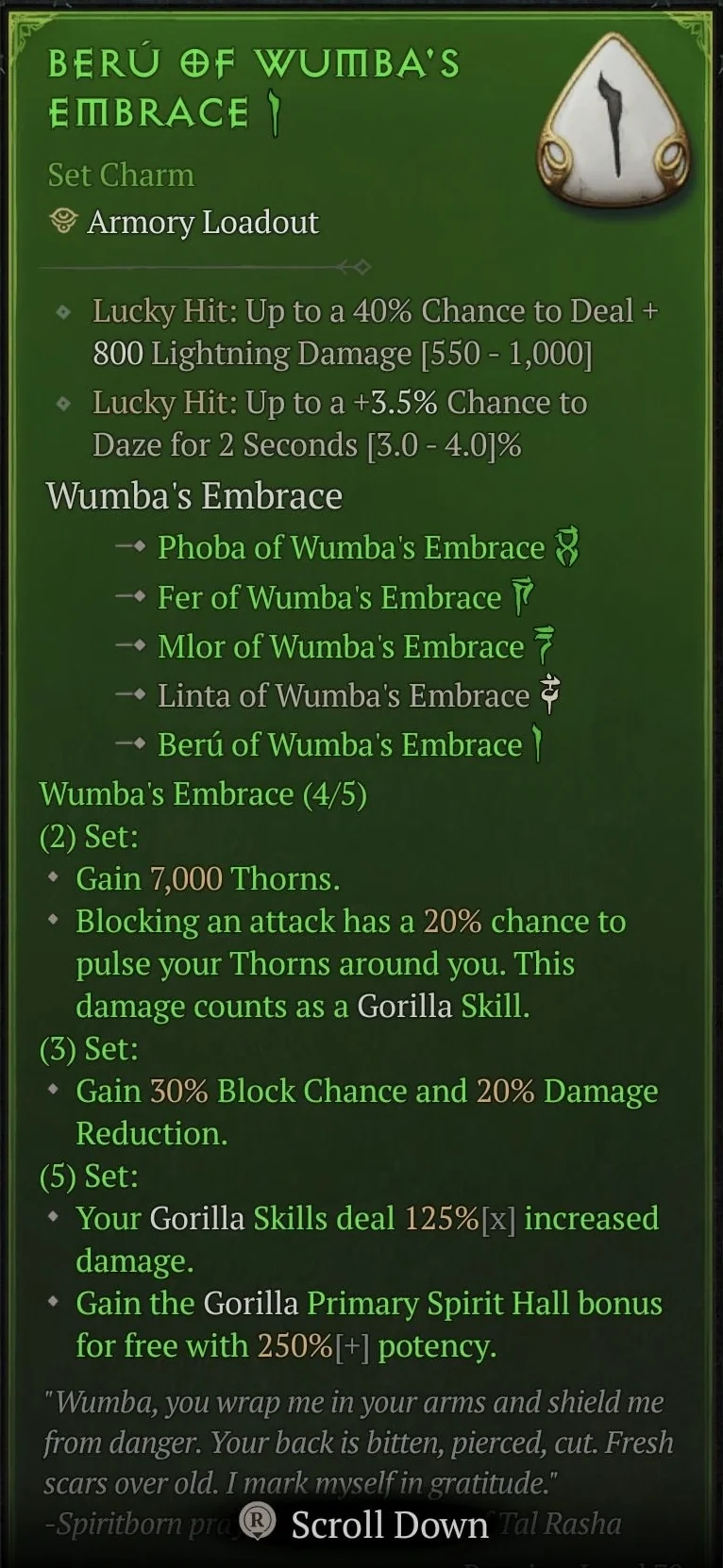 Berú of Wumba's Embrace screenshot