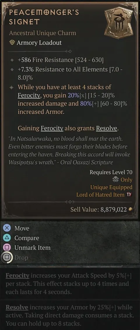 Peacemonger's Signet